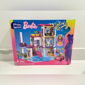 NEW Mega Barbie Colour Reveal Dreamhouse Building Set